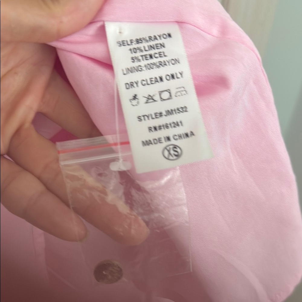 Pink Sleeveless Floral Embroidered Dress - Picture 5 of 7